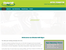 Tablet Screenshot of cinderhillgym.com